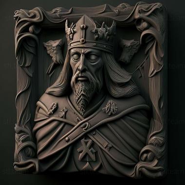 3D model Crusader Kings II The Old Gods game (STL)